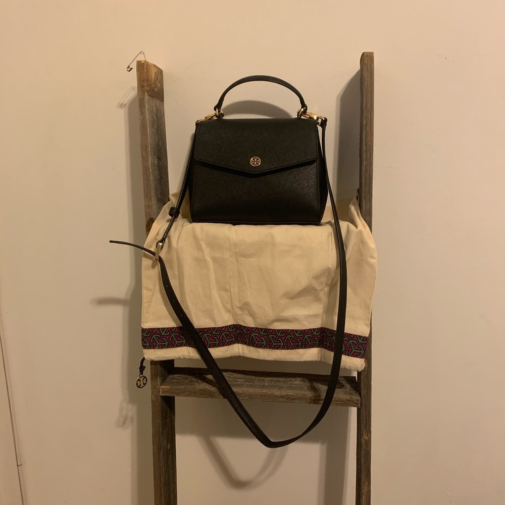 Tory Burch Robinson Small Leather Crossbody